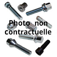 Jante acier PEUGEOT 1265/05 vis Vis:Tte<br>de19-Filetage12x125-Long=26-porte<br>conique 60